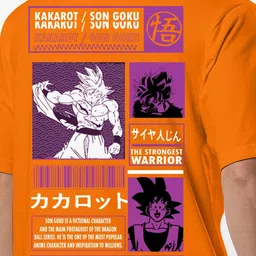 STATUS MANTRA Dragon Ball Z Printed Round Neck Regular T-shirt image 2