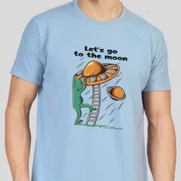 Greylongg Men Typography Printed Applique T-shirt image 2