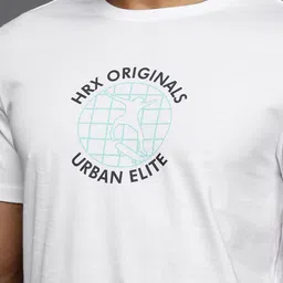 HRX by Hrithik Roshan Men Typography Printed Round Neck T-shirt image 2