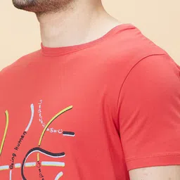 Being Human Men Printed Round Neck Cotton T-shirt image 2