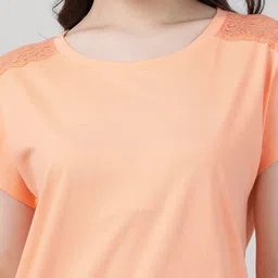 mackly Extended Sleeves Pure Cotton T-shirt image 3