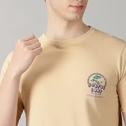 THE HOLLANDER Typography Printed Cotton T-shirt image 2