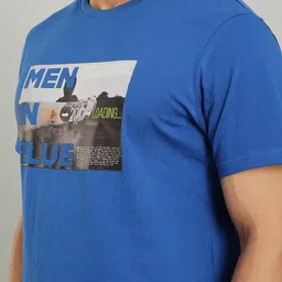 Indian Terrain Graphic Printed Regular Fit Cotton T-shirt image 5