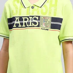 Monte Carlo Boys Typography Printed Polo Collar T-shirt image 2