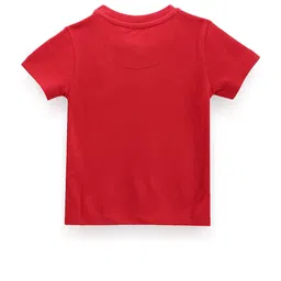 U.S. Polo Assn. Kids Infant Boys Typography Printed Pure Cotton T-shirt image 2