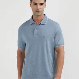 Tommy Hilfiger Men Polo Collar Solid T-shirt image 2