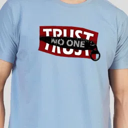 Greylongg Men Typography Printed Round Neck T-shirt image 3