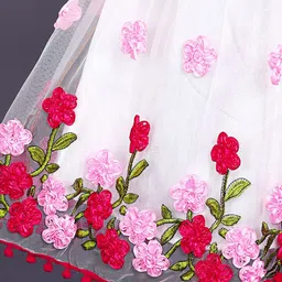 BAESD Girls Embroidered Ready to Wear Lehenga & Blouse With Dupatta image 3