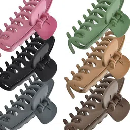 SHREEWATCHES Women Set of 6 Assorted Claw Clip image 5