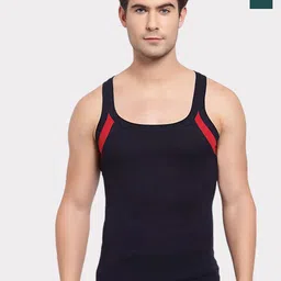 Sporto by Macho Men Pack Of 2 Colourblocked Square Neck Cotton Gym Vest-picture-41