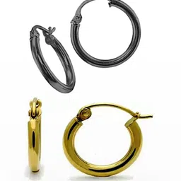 shobhram Unisex Black Earrings-picture-17