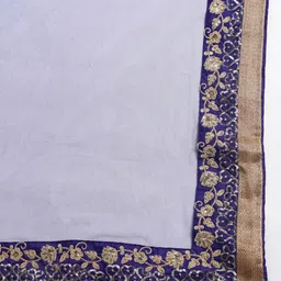 FABPIXEL Embroidered Sequinned Semi-Stitched Lehenga & Unstitched Blouse With Dupatta image 4