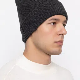 513 Men Self Design Acrylic Beanie image 5