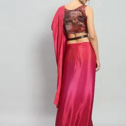 RACHNA Satin Ready to Wear Saree image 2