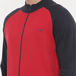 3PIN Men Red raglan sleeve Sweatshirt image 3