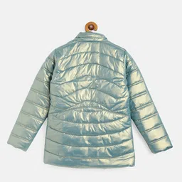 Monte Carlo Girls Green Sheen Effect Padded Jacket image 3