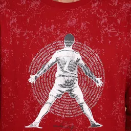 V-Mart Graphic Printed Pullover Sweatshirt image 2