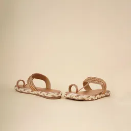 Rubeezz Women Embellished Party One Toe Flats image 2