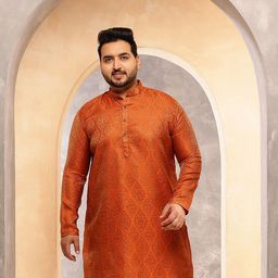 SOJANYA PLUS Men Mandarin Collar Kurta-picture-28