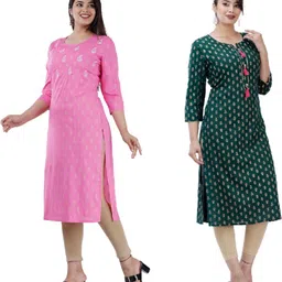 Hitanshu Creation Women Ethnic Motifs Printed Kurta image 3