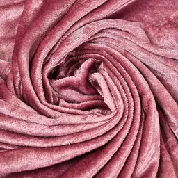 Dhrohar Pink 350 TC Fleece Soft Feel Single Bedsheet With 1 Pillow Cover 94" x 94" image 5