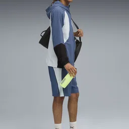 Puma Men RUN ULTRAWEAVE Hooded Colourblocked Sporty Jacket image 5