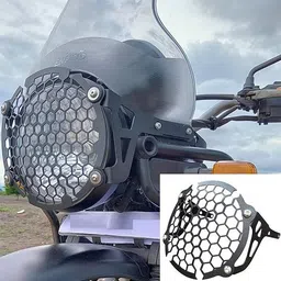sgtb Himalayan 411 BS6 Headlight Grill X Series Model Head Light Frame Guard Bike Headlight Grill-picture-18