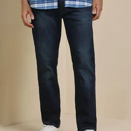 Allen Solly Men Relaxed Fit Light Fade Jeans image 3