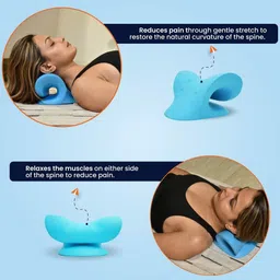 SHOP N BUY Neck And Shoulder Relaxer, Neck Support For Pain & Neck Hump Corrector For Women Relaxer Massager image 3