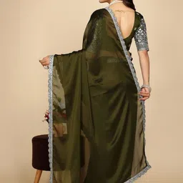 Zenophily Pure Chiffon Saree image 5