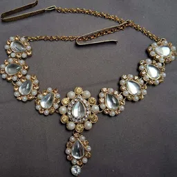 Vidhya Kangan Artificial Stones Studded Waist Chain Saree Accessories-picture-42