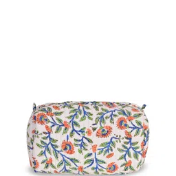 Silvermerc Designs Women Floral Printed Structured Cotton Handheld Bags image 3