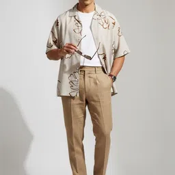 TRULOOM Men Classic Floral Printed Casual Shirt image 4