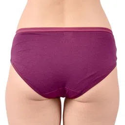 Valles365 by S.C. Pack Of 3 Mid-Rise Cotton Bikini Briefs BIKCMBGBLWIN-XL image 5