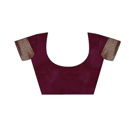 HERE&NOW Woven Design Zari Silk Blend Banarasi Saree image 2