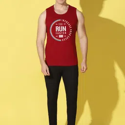 WOOSTRO Pack of 2 Printed Combed Cotton Innerwear Vests with Intelliease Technology image 3