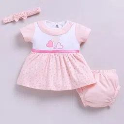 Smart Baby Floral Applique A-Line Dress-image-17