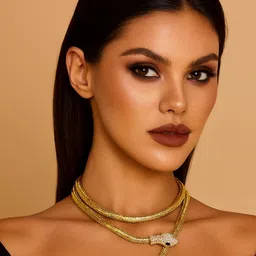 KALAVAATHI Gold-Plated Layered Necklace-picture-39