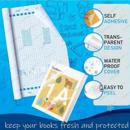incywincy Self-Adhesive Transparent Book Cover Roll Book Cover image 3