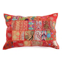 handicraft-palace Cotton Embroidery Patchwork Pillow Covers image 2