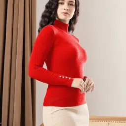 kotty Women High Neck Pullover image 2