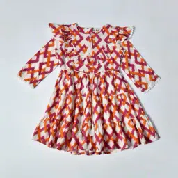 bella moda Women Embroidered Fit & Flare Dress image 2