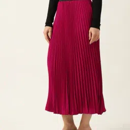 zwerlon x ag Women Pleated A-Line Skirt image 2