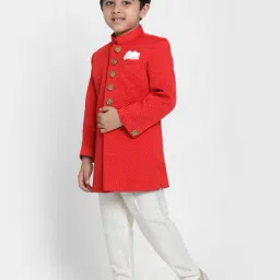 vastramay Self-Design Sherwani  with Pyjamas image 2