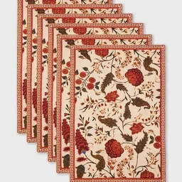 fabindia Set of 6 Flora Print Placemats image 2