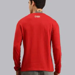 buda jeans co Men Regular Fit Round-Neck T-Shirt with Full Sleeves image 2