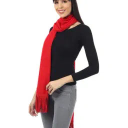 muffly  Stole with Suede Tassels image 2