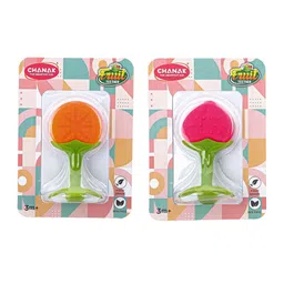 Aditi Toys 2 Pcs Pink & Orange Baby Hand Teether-picture-41