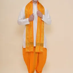 Sethukrishna Men Regular Kurta with Dhoti Pants & With Dupatta-picture-22