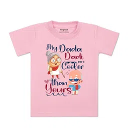 Arvesa Kids Typography Printed Round Neck T-shirt-image-97